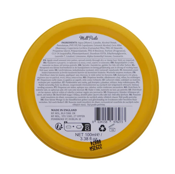 Паста для стилізації волосся Dapper Dan Matt Paste 100 мл 10704012 фото