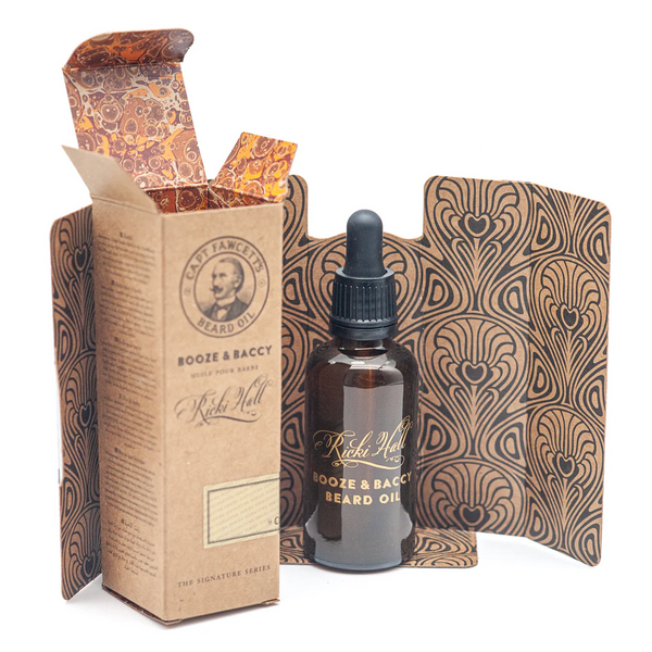 Олія для бороди Capitan Fawcett Ricki Hall's Booze & Baccy Beard Oil 50ml F1114 фото
