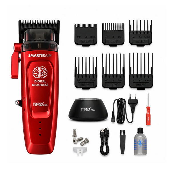 Професійна машинка для стрижки MRD PRO Smartbrain 2.0 Red HC-90-4R HC-90-4R фото