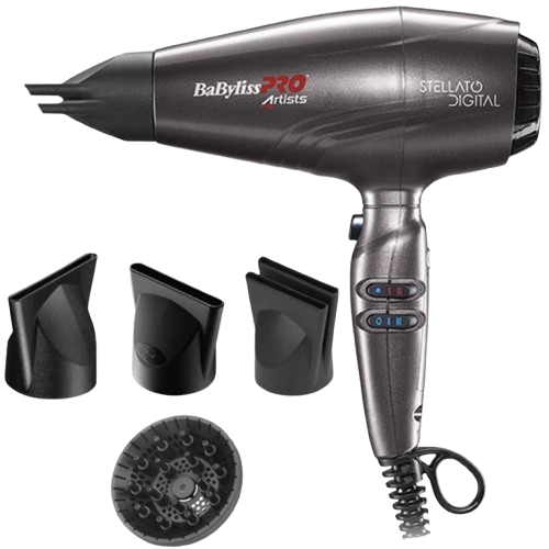 Фен BaByliss PRO STELLATO DIGITAL BAB7500IE 2400Вт BAB7500IE фото