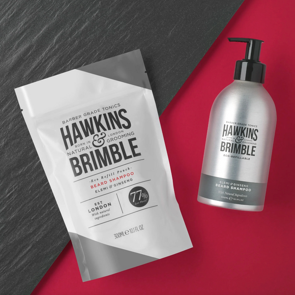 Шампунь для бороди Hawkins & Brimble Beard Shampoo Eco-Refillable 300 мл 5060495673795 фото