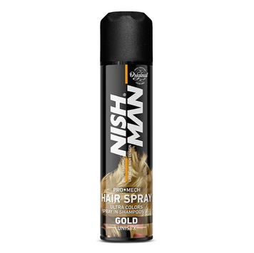 Спрей для волос красящий Nishman Hair Coloring Spray 150 мл Золотой 10705029 фото