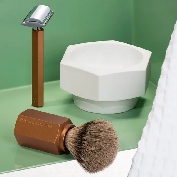 Чаша для гоління Muehle (Muhle) RN HXG Hexagon Shaving Bowl біла  10303086 фото