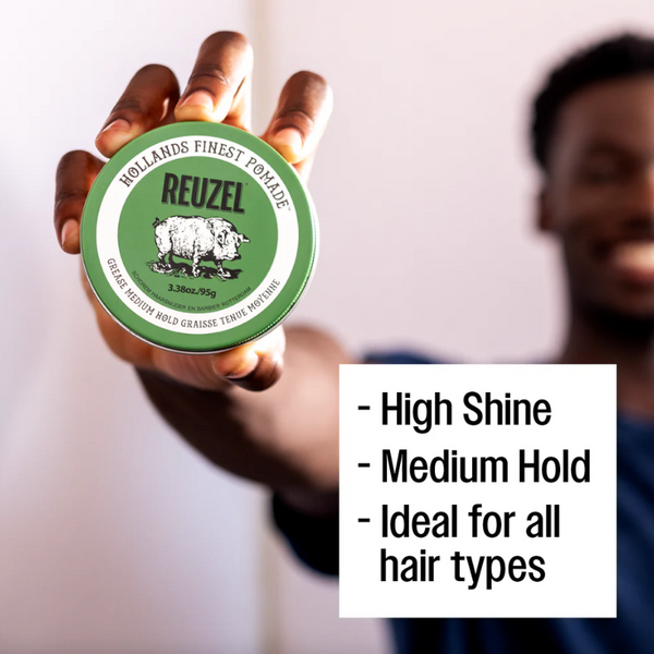 Віск для укладання волосся Reuzel Green Grease Pomade 95 г 850047821980 фото