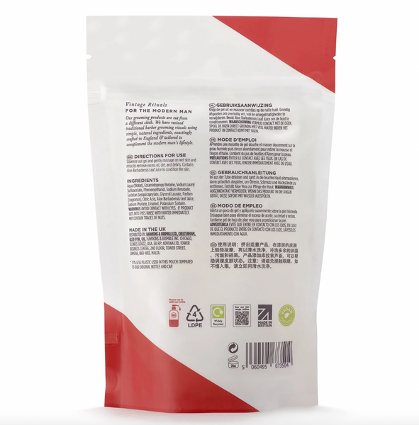 Гель для душу zip-пакет Hawkins & Brimble Body Wash Pouch 300 мл 5060495673504 фото