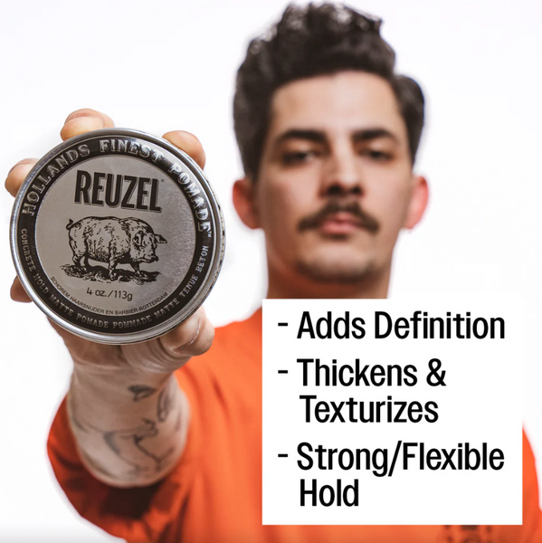 Помада для укладки волос Reuzel Concrete Hold Matte Pomade 95 г 850064164039 фото