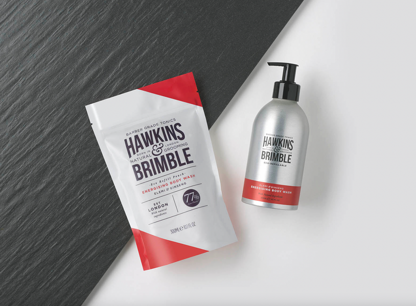 Гель для душу zip-пакет Hawkins & Brimble Body Wash Pouch 300 мл 5060495673504 фото