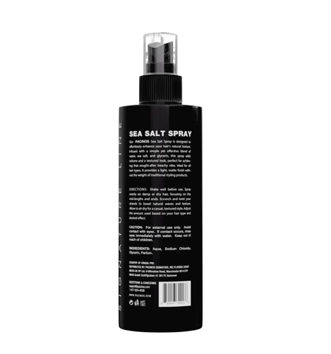 Спрей з текстурою морської солі Pacinos Sea Salt Spray 236 мл PAC-S-S-S фото
