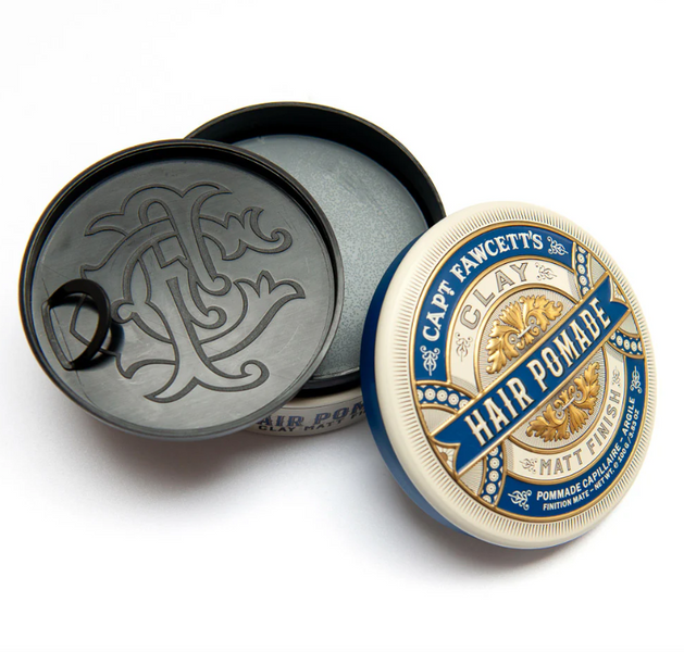Помада для укладки волос Capitan Fawcett Pack of 12 Captain Fawcett Matt Clay Pomade (Blue) 100g F5598-12 фото