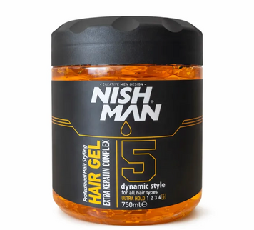 Гель для волосся Nishman Extra Keratin №5 750 мл 10704136 фото