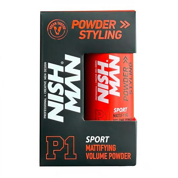 Пудра для створення об'єму матова P1 Sport Nishman 20 г 10702017 фото