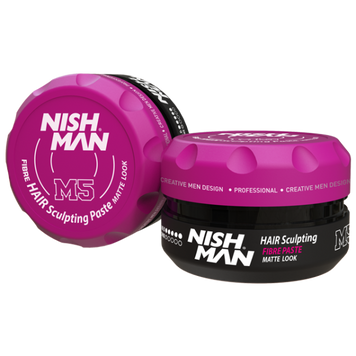 Паста для укладання волосся Nishman Fibre Paste Matte Look M5 100 мл 8682035081098 фото