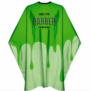 Парикмахерская накидка для стрижки и бритья ACID GREEN Barber Marmara 10306051 фото