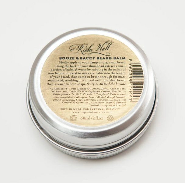 Бальзам для бороди Capitan Fawcett Ricki Hall's Booze & Baccy Beard Balm 60ml F3334 фото