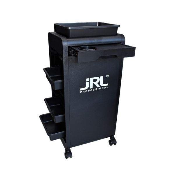 Візок металевий перукарський/барберський чорного кольору JRL Ultimate JRL-QA0028 JRL-QA0028 фото