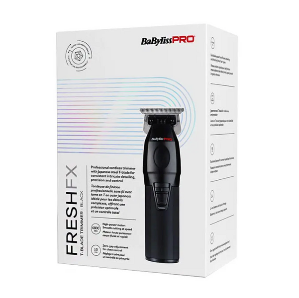 Профессиональный триммер для стрижки и окантовки BaByliss PRO FreshFX Black (FX76E) FX76E фото